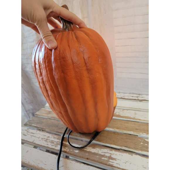 Witch pumpkin light up unique AS IS Halloween Thanksgiving home decor - Picture 6 of 10